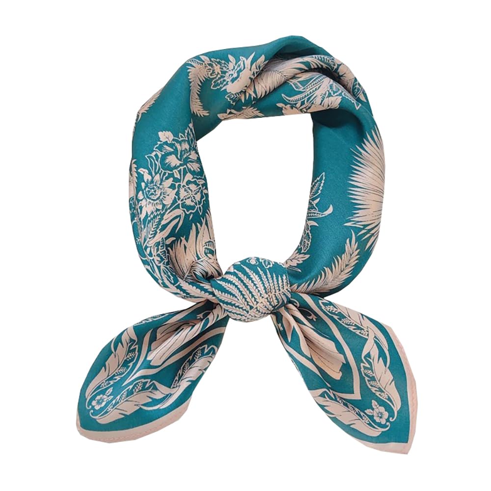 小物 Hand Printed Silk Scarf - blue H1779fdbf9c68400fbde099ec98a24